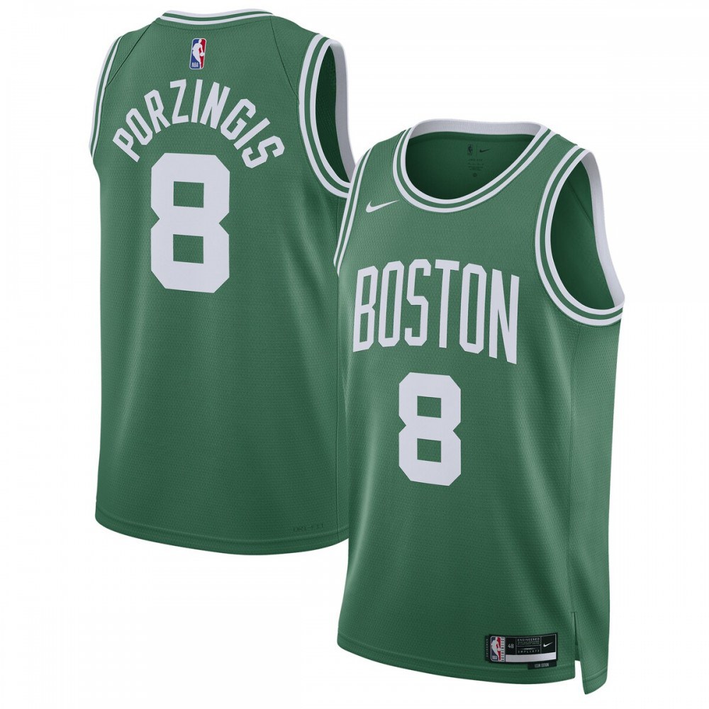Kristaps Porzingis Boston Celtics Unisex Swingman Jersey - Icon Edition - Kelly Green-Pro Kit Vault | Brand New 26/27 Sports Jerseys